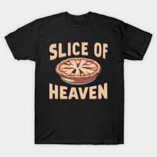 "Slice of Heaven", Retro Design T-Shirt